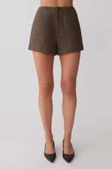 Romy Suiting Short - Herringbone