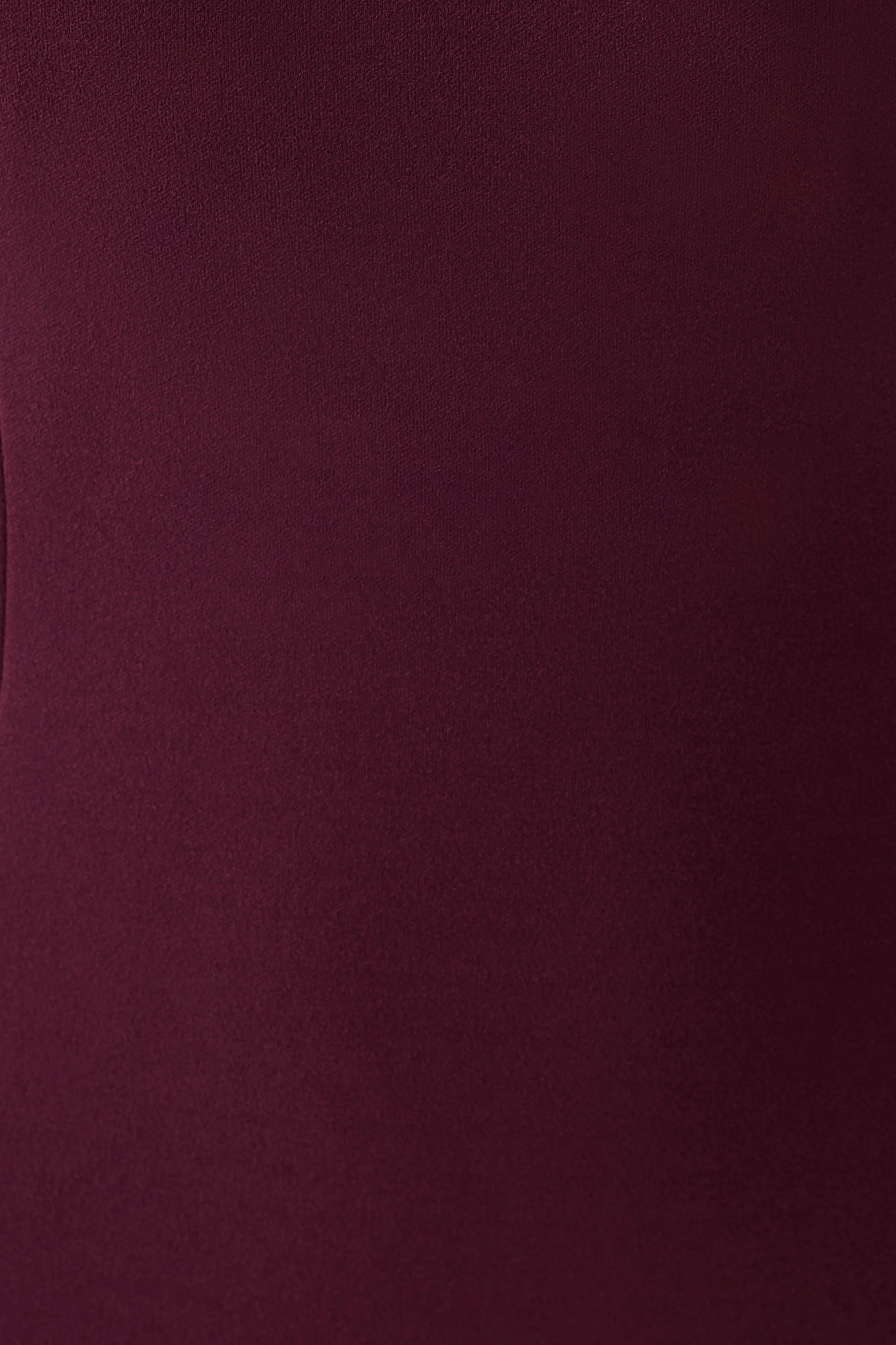 Cary Folded Strapless Crepe Midi Dress - Wine