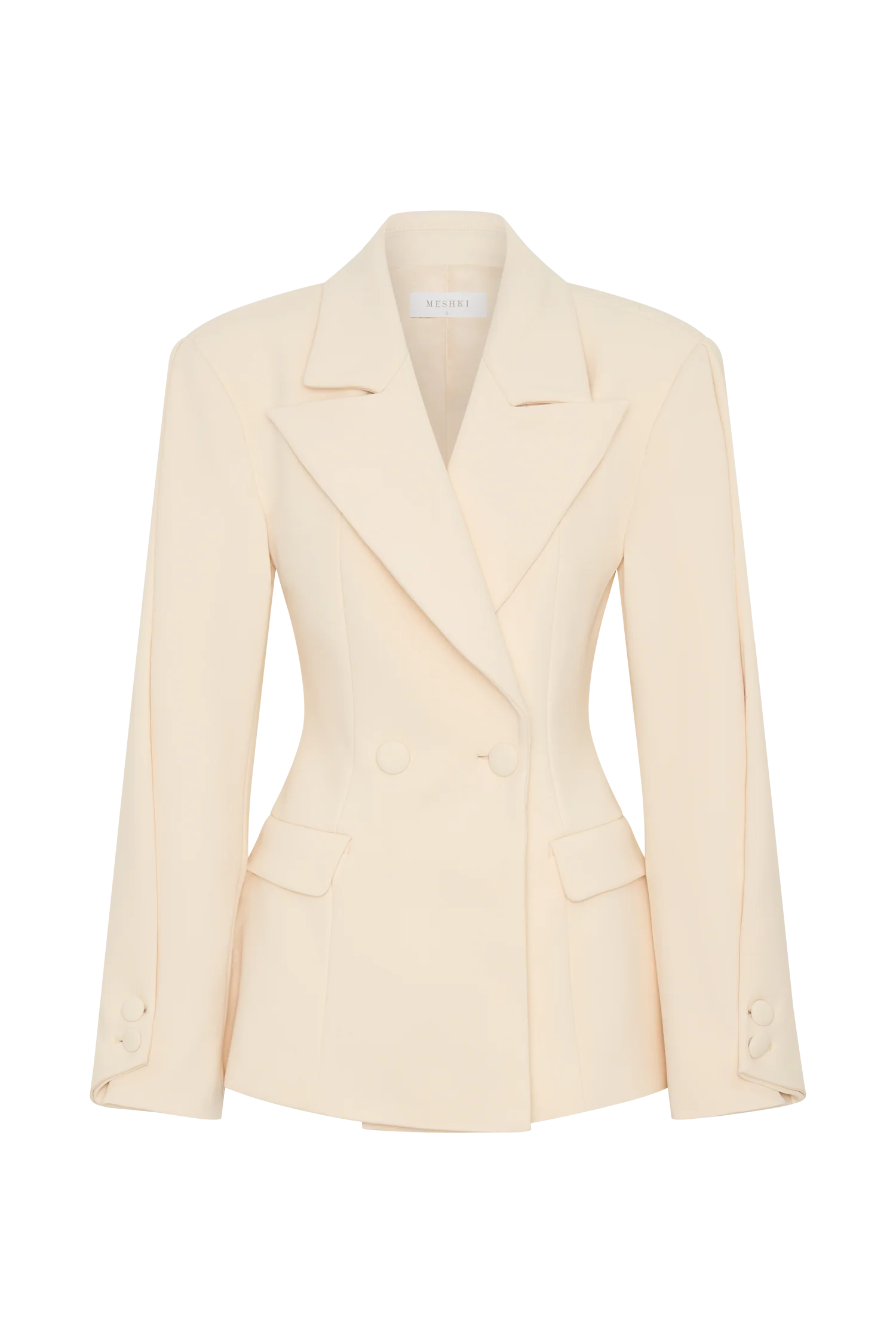 Wesley Structured Blazer - Buttercream