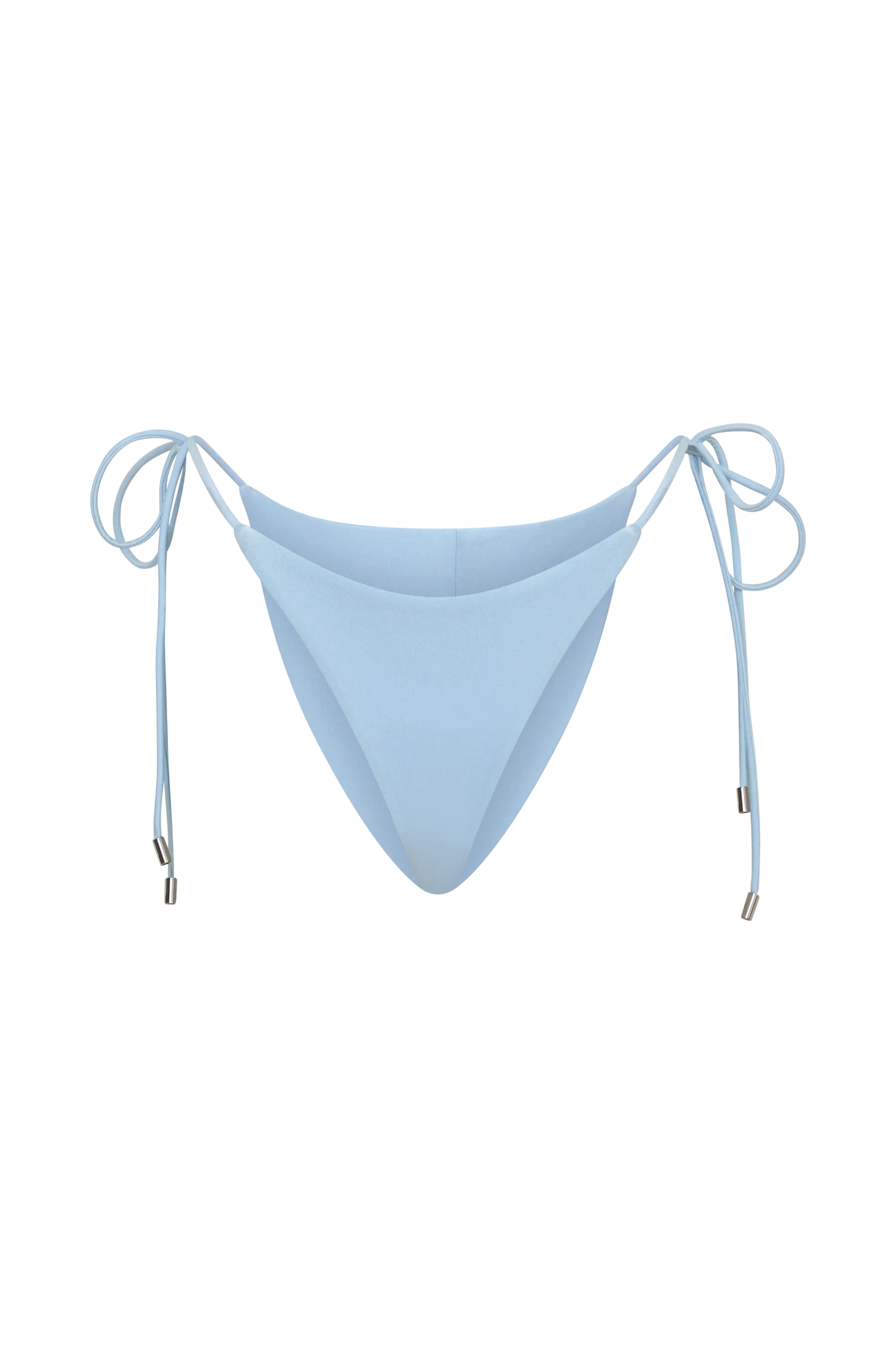 Blossom Side Tie Bikini Bottom - Pale Blue