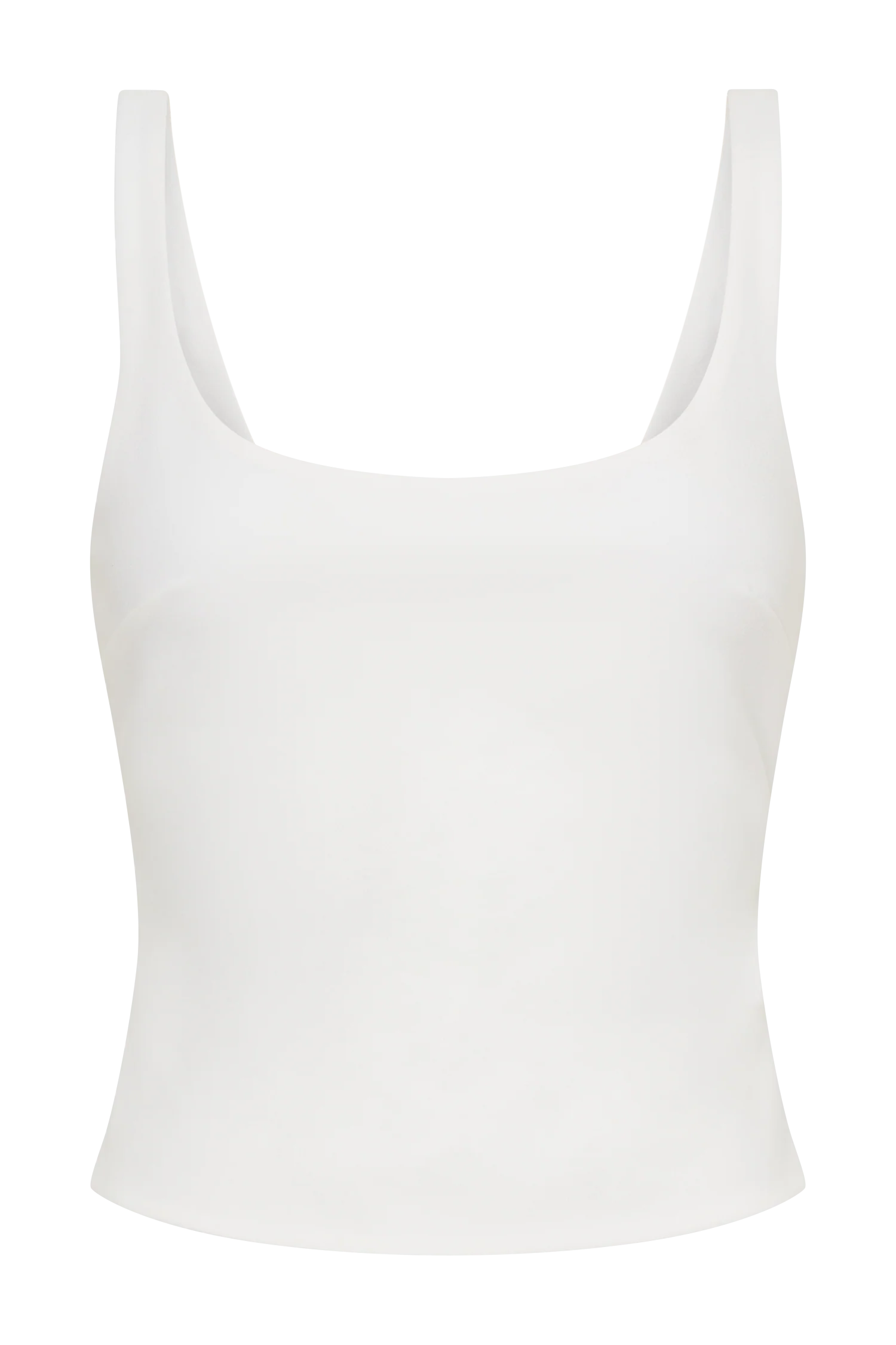 Blanca Stretch Crepe Cami Top - White