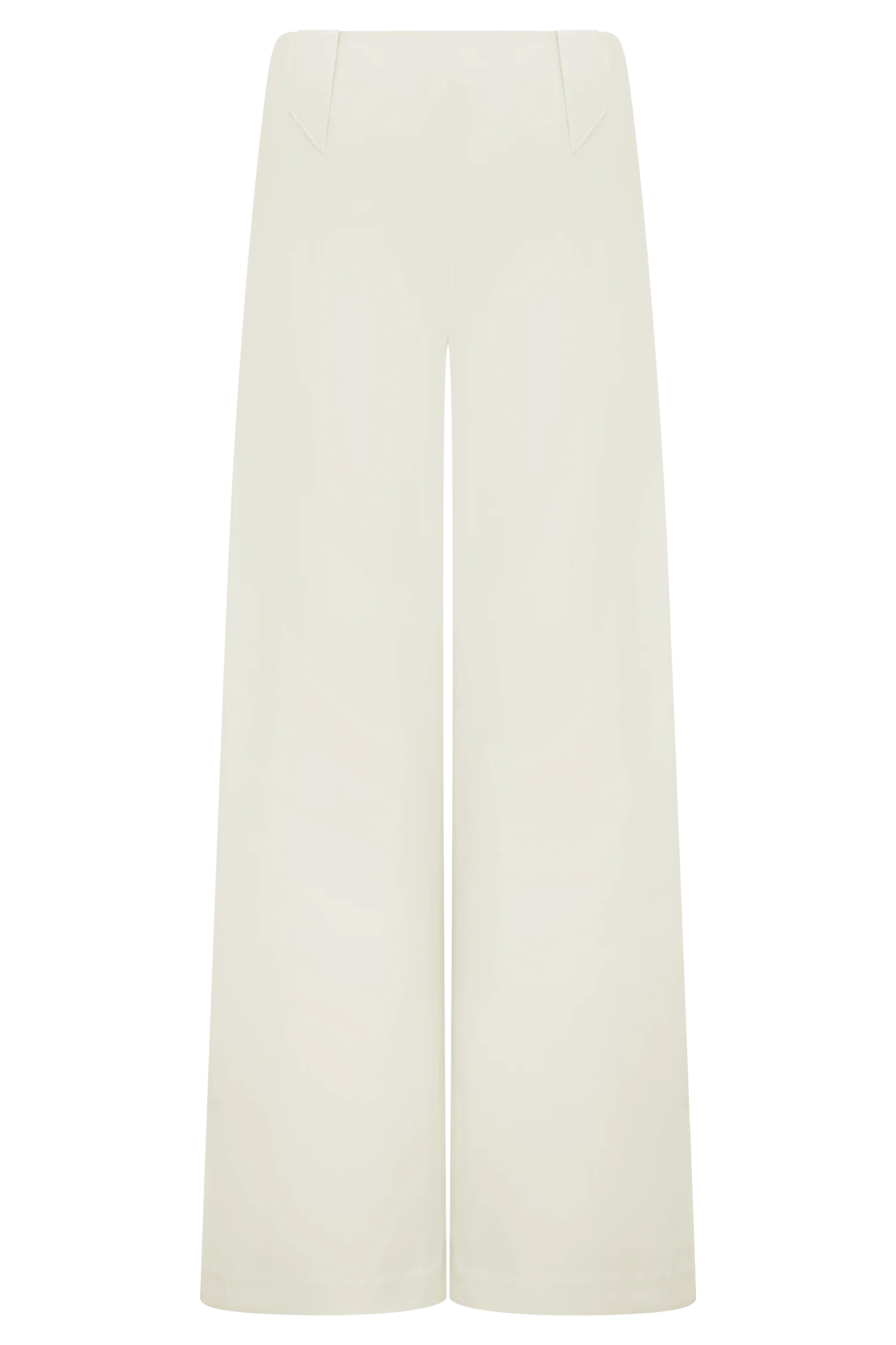 Arlo Wide Leg Suiting Trouser - Ivory