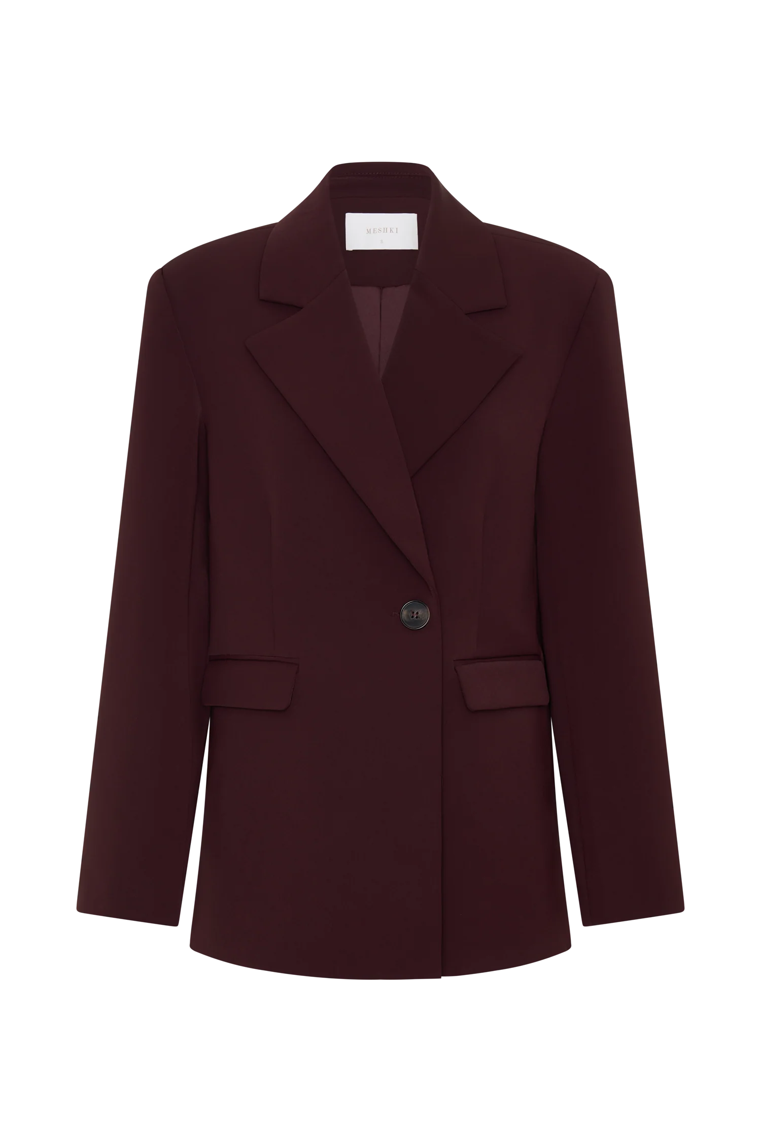 Mateo Oversized Blazer - Mahogany