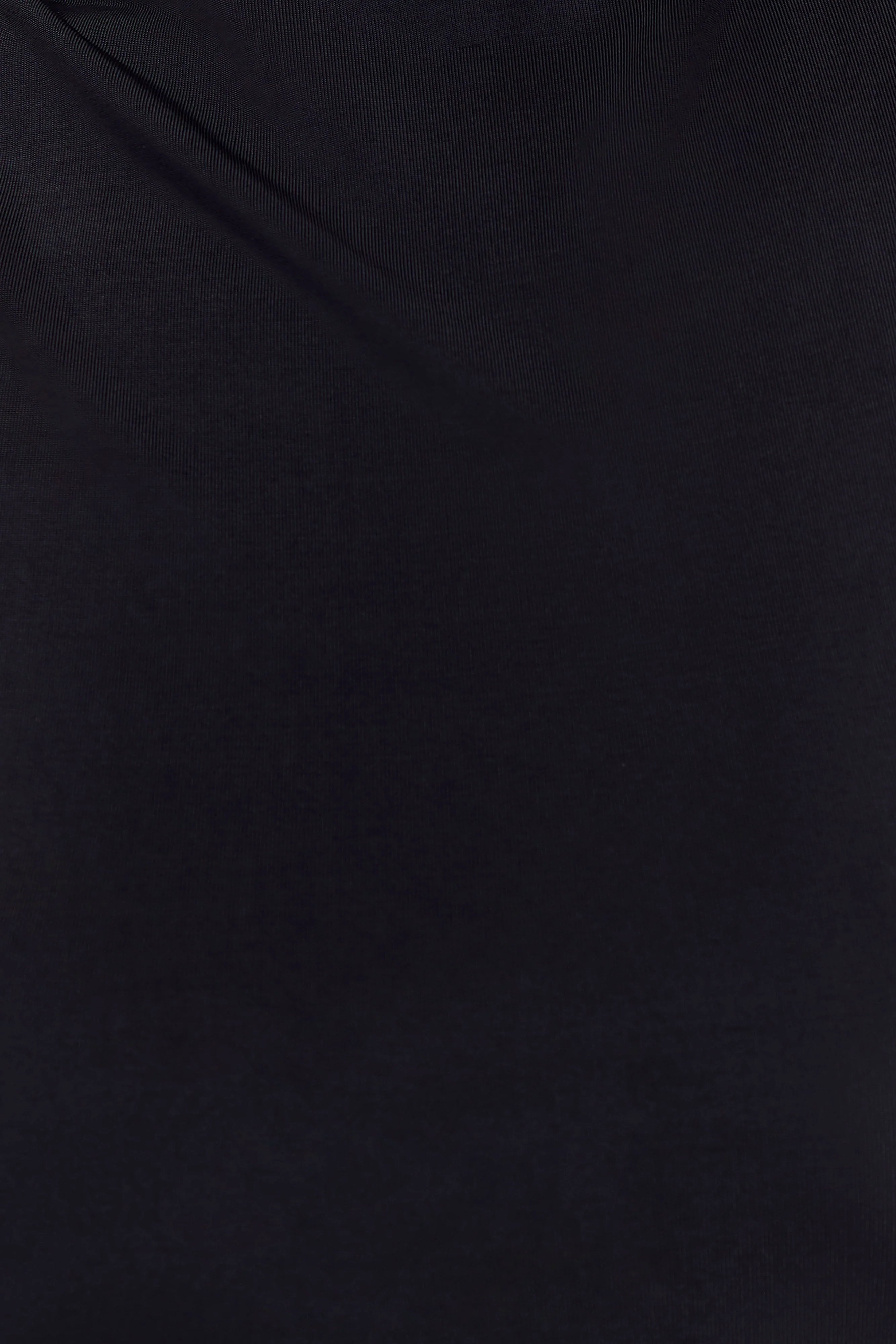 Kiyah Slinky Cut Out Maxi Dress - Black