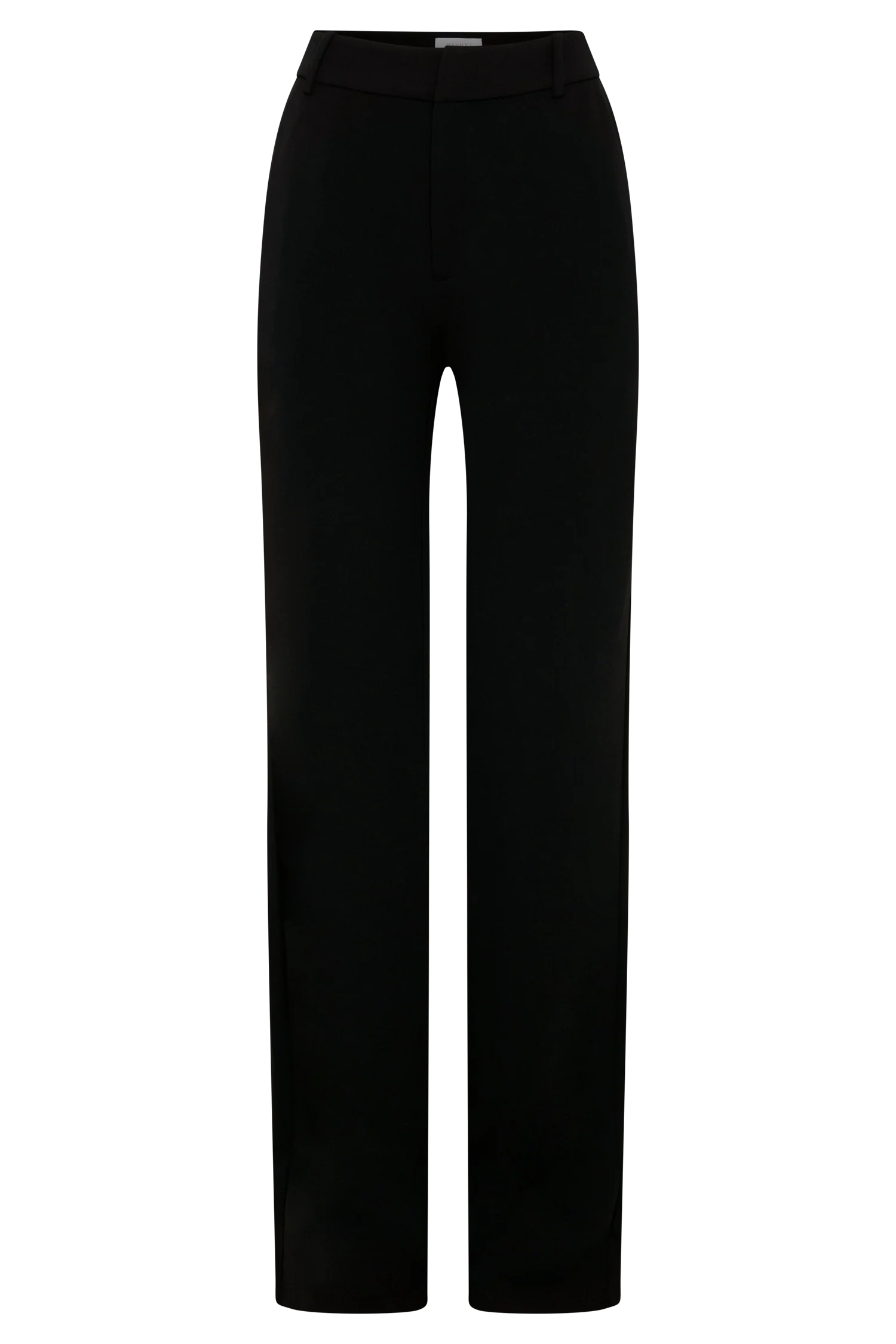 Maude Crepe Straight Leg Pants - Black