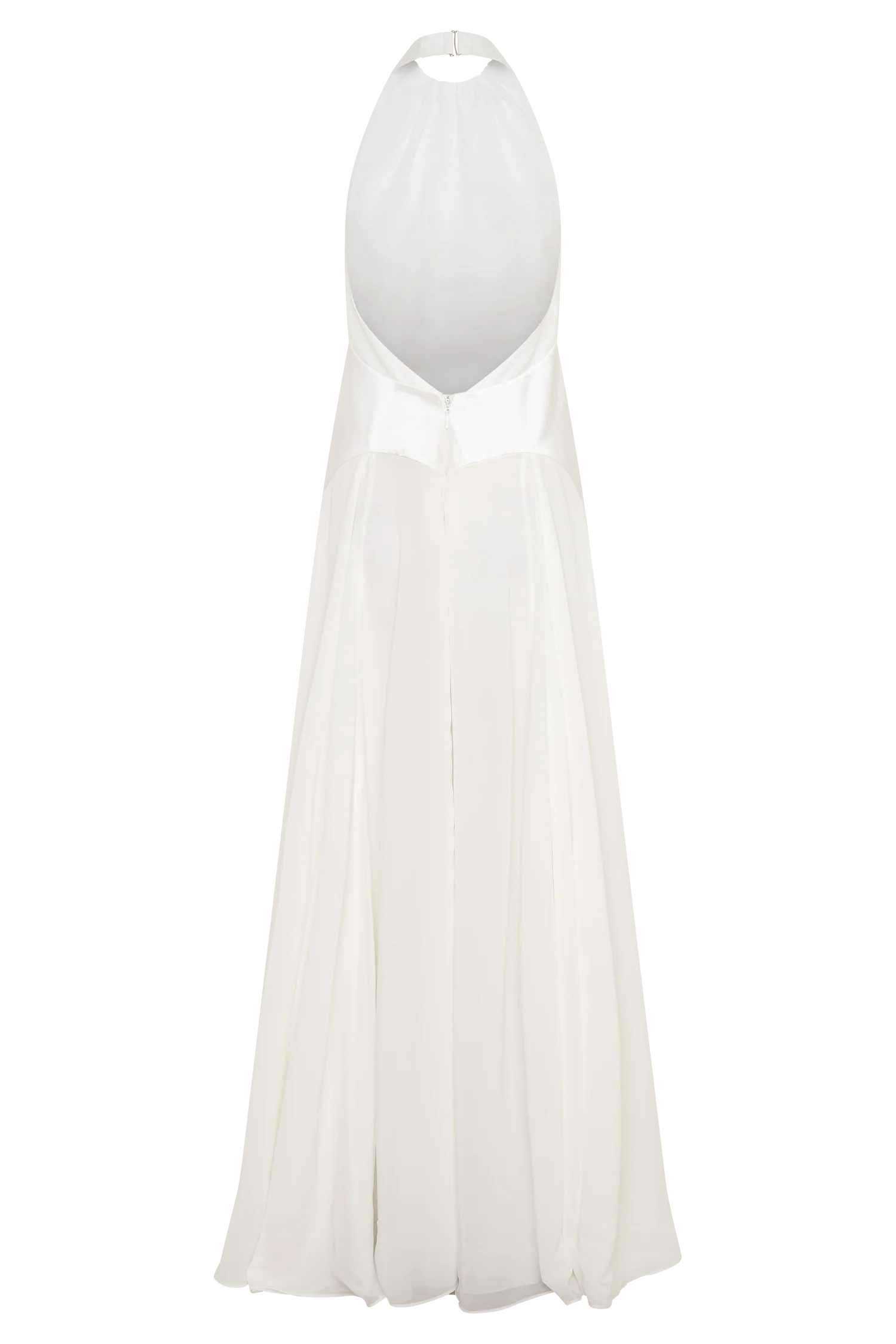 Susan Chiffon Halter Maxi Dress - Ivory