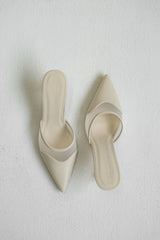 Micah Mesh Pointed Heel - Ivory