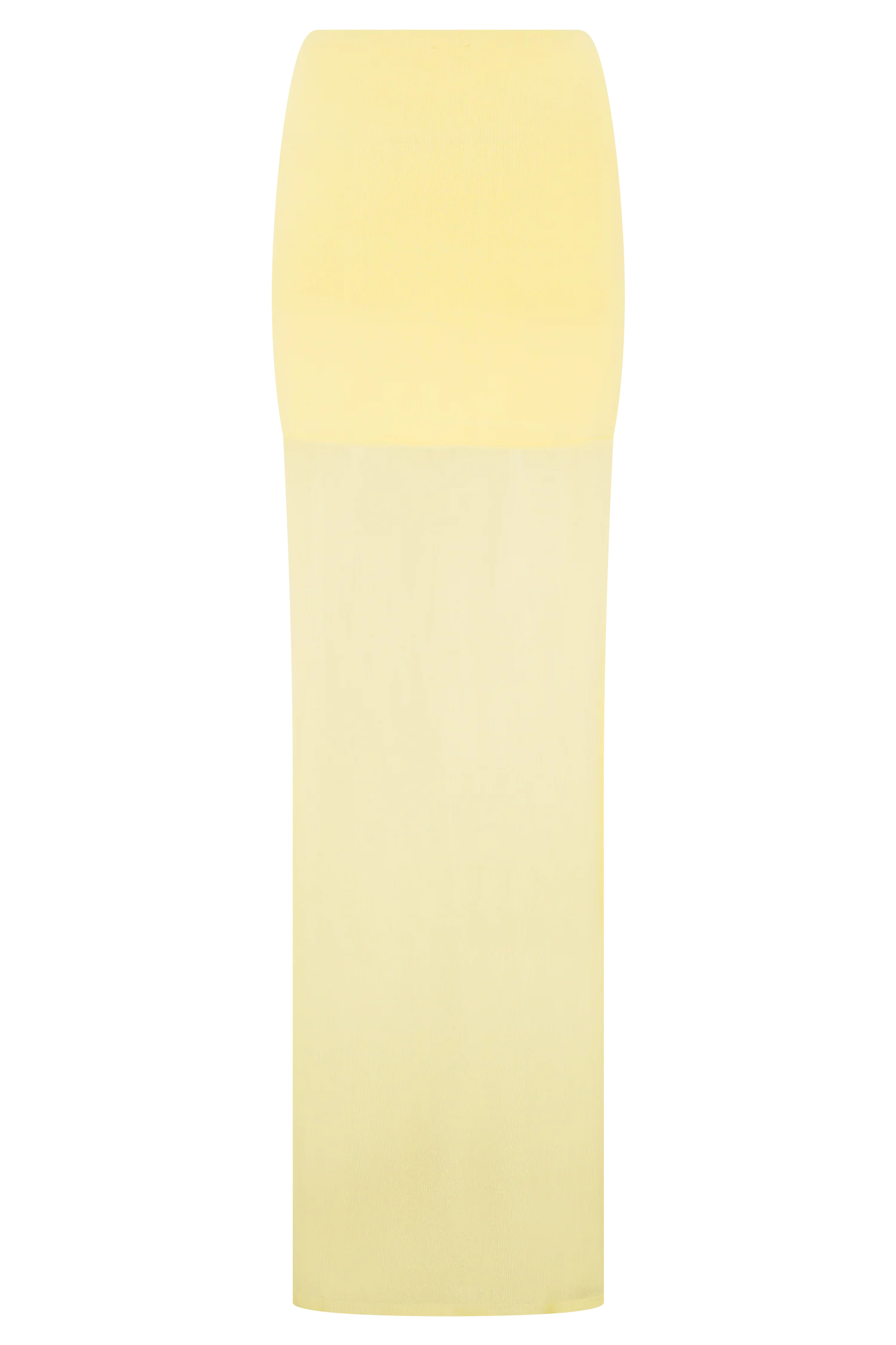 Tanyel Sheer And Bandage Knit Maxi Skirt - Lemon
