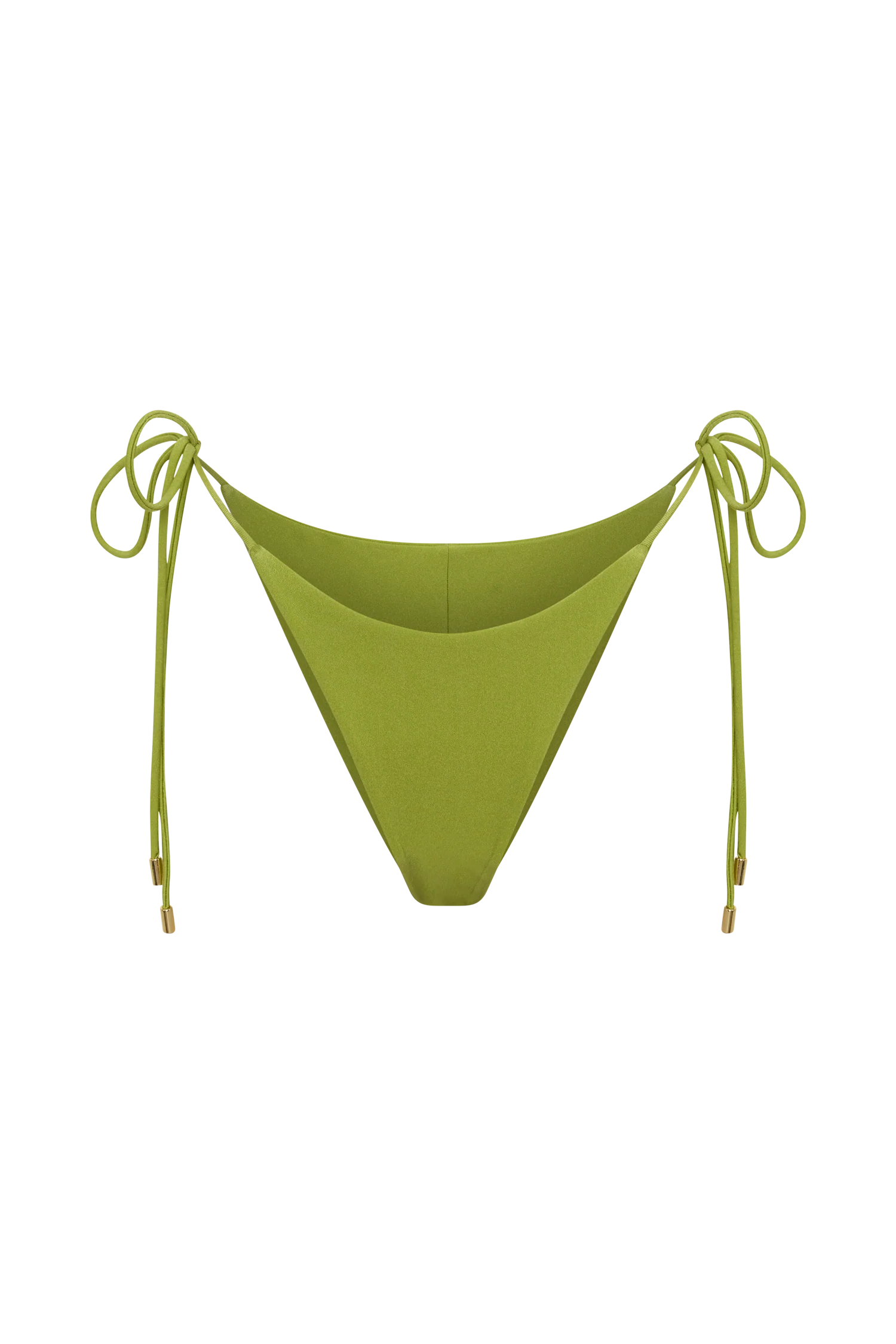 Blossom Side Tie Bikini Bottom - Green