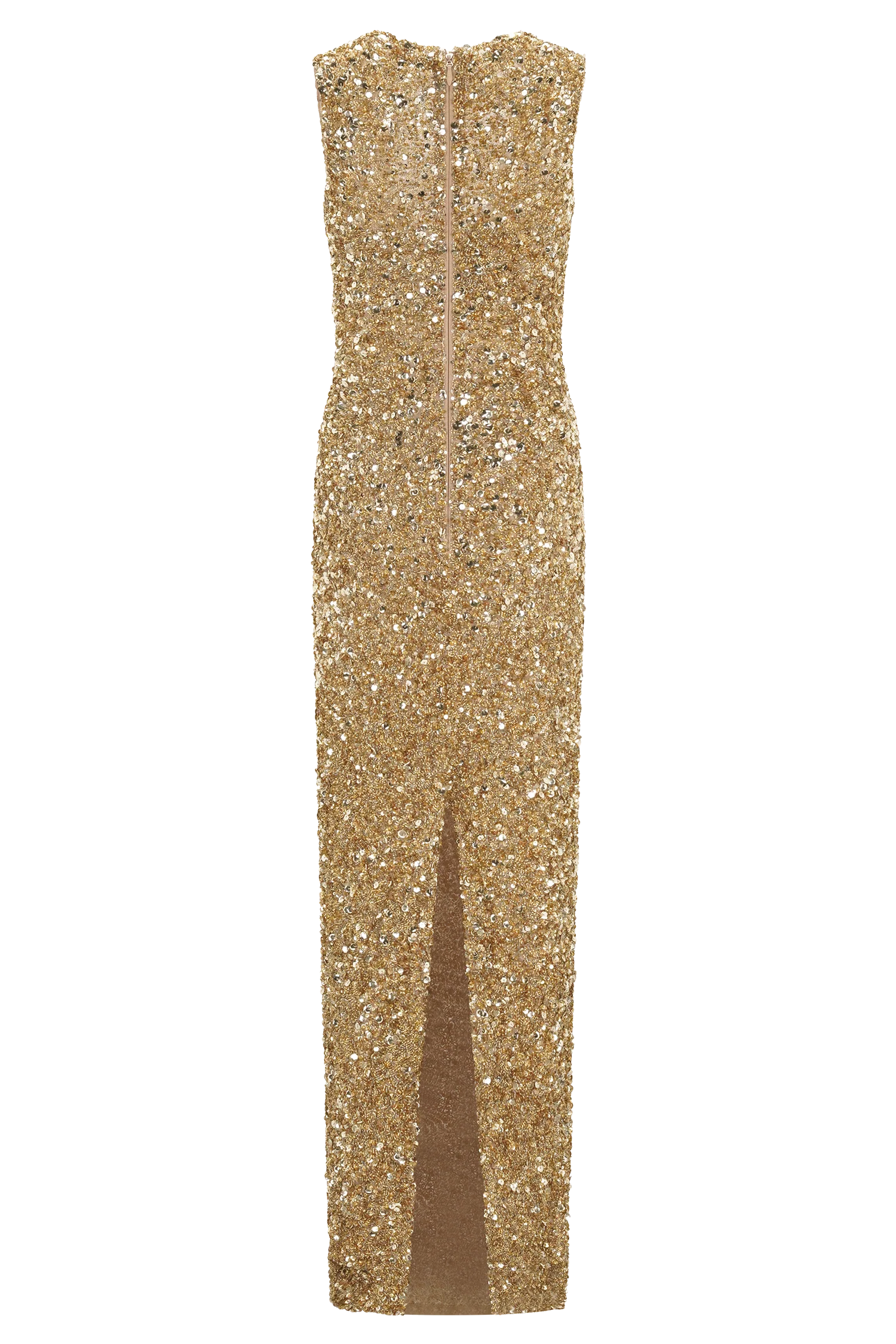 Astor Hand Embellished Maxi Dress - Gold