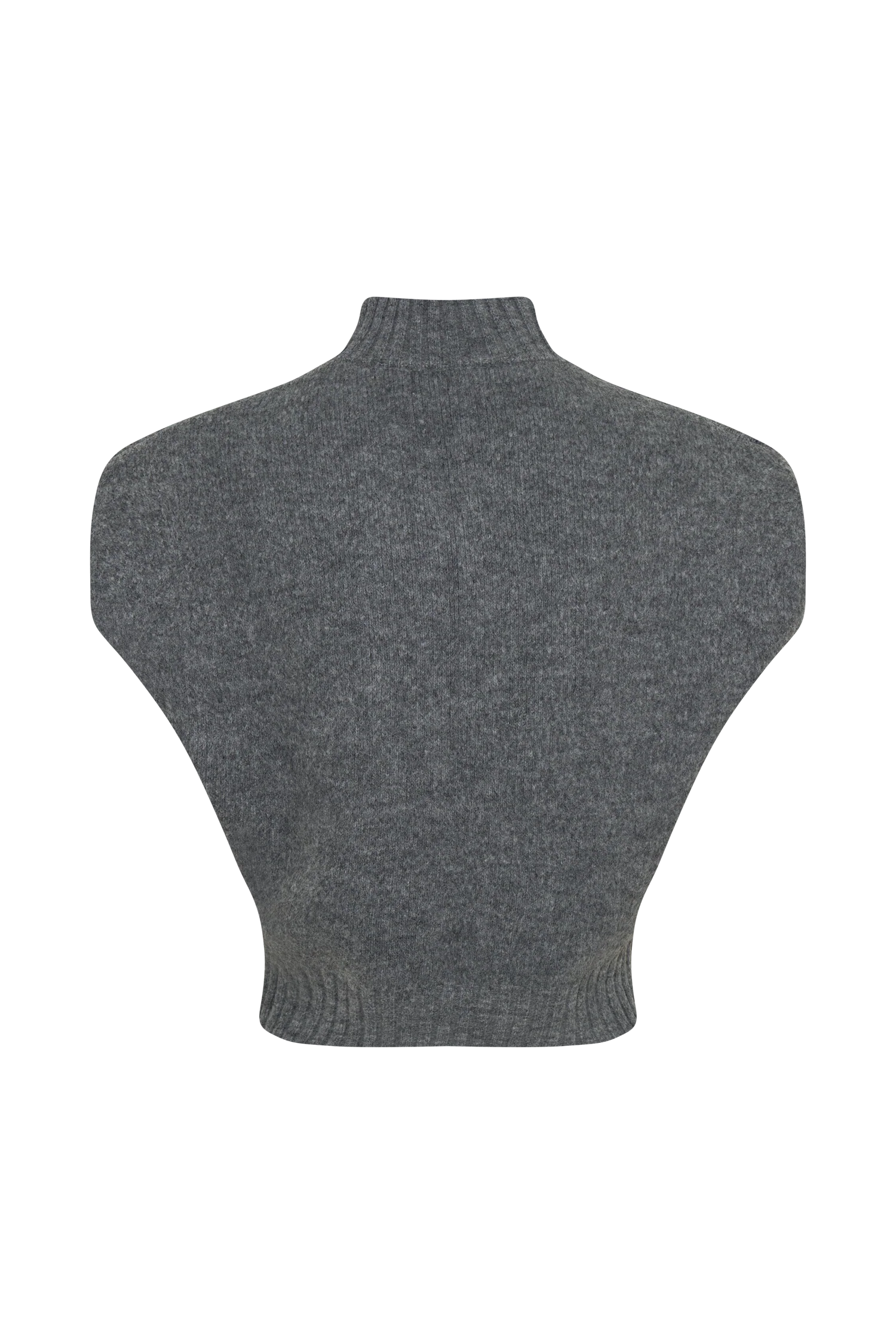 Niko Knit Oversized Top - Charcoal