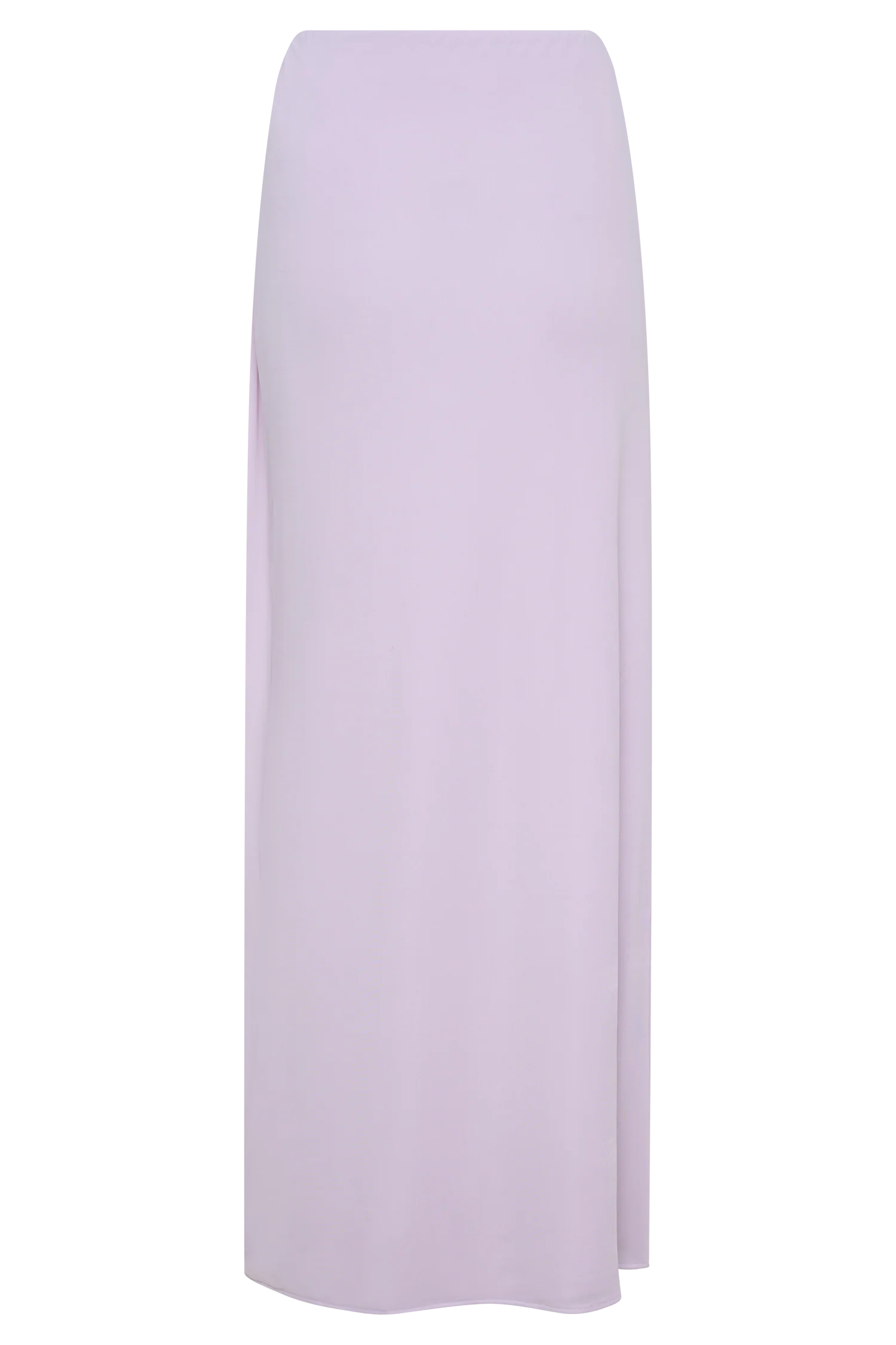 Bridget Slinky Maxi Skirt With Hardware - Dusty Lilac