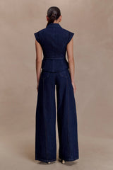 Beatrix High Rise Denim Jeans -  Indigo Blue